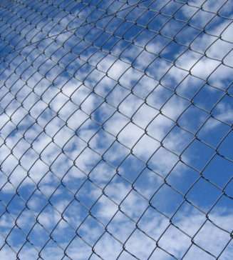 Mesh security barrier